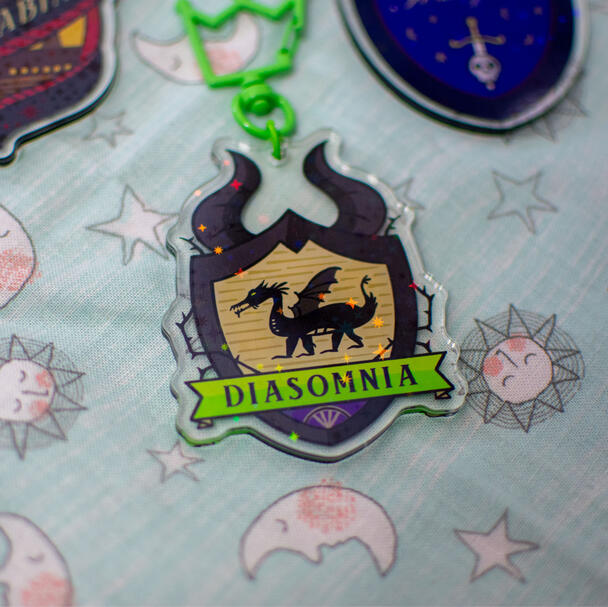twisted wonderland - diasomnia keychain