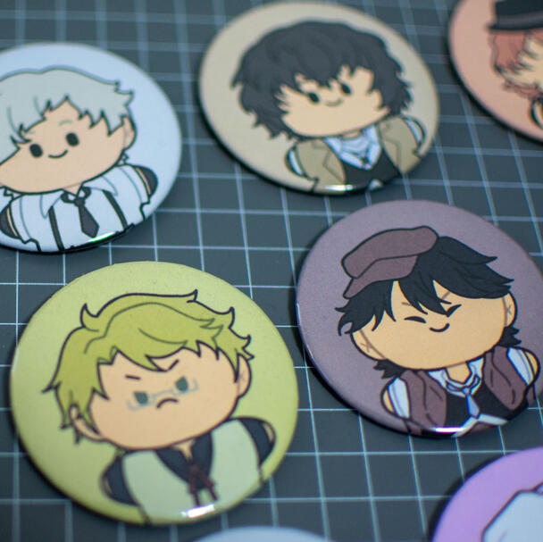 bungou stray dogs buttons