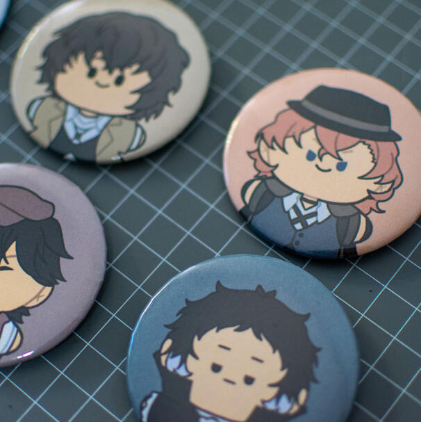 bungou stray dogs buttons