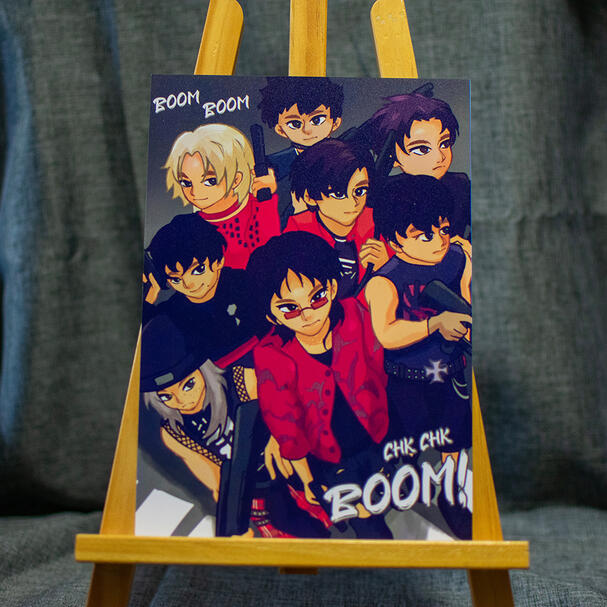 stray kids chk chk boom print