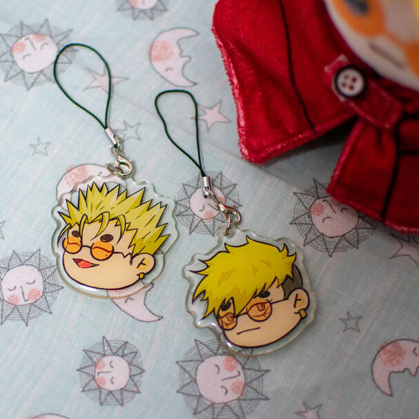 vash the stampede phone charms (&#39;98 + stampede!)